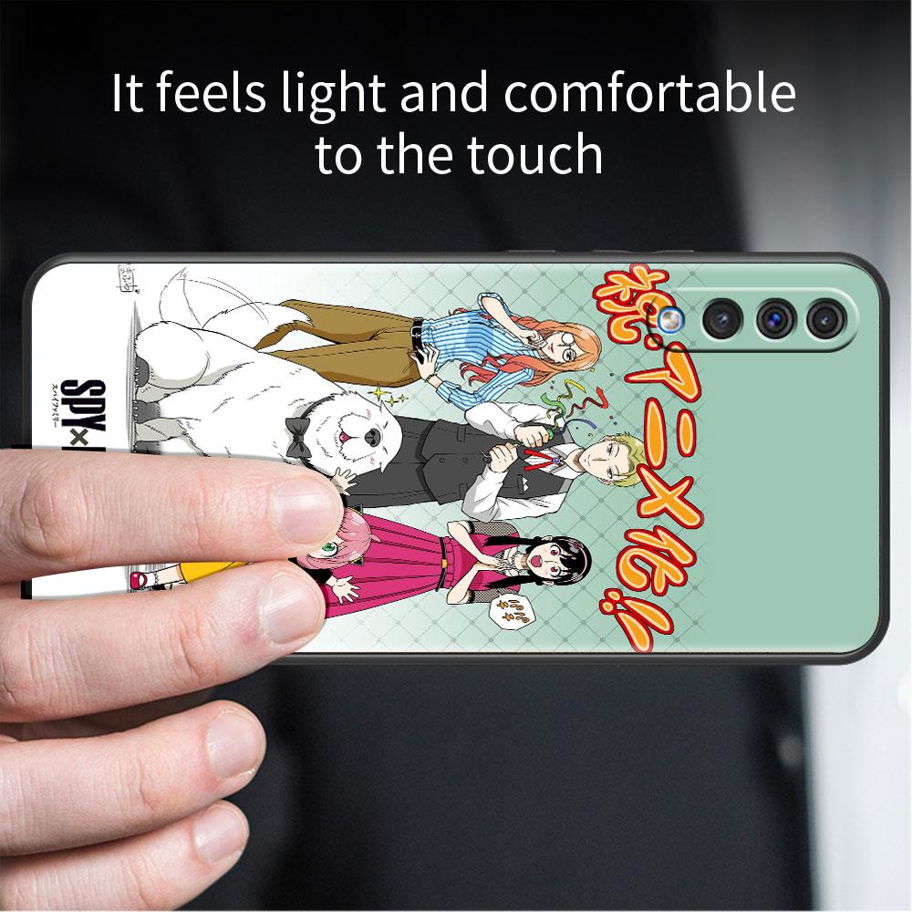 Soft Case For Samsung Galaxy Note 20 Ultra 10 Plus Lite A50 A70 A20 A40 A20e 9 8 A60 A10e Funda Phone Cover SPY×FAMILY Anime Sac