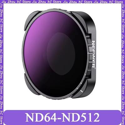 Original NEEWER Variable ND4-ND32 Filters for GoPro 9 10 11 12 with HD Multicoated HD Optical Glass 2-5 Stops Variable ND Filter