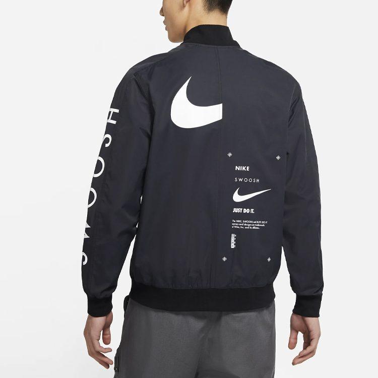 Nike Jackets Men's Black Baseball Collar Moderate Other DJ5368-010