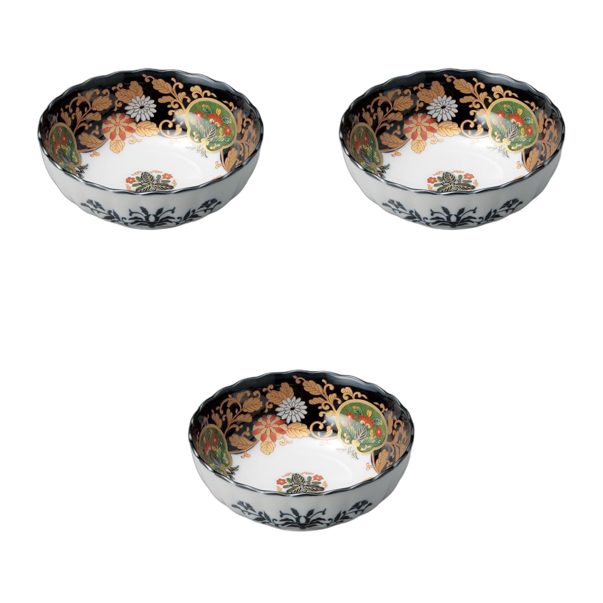 

Setomonohonpo (Setomonohonpo) Set of 3 Nishiki Marshmallows, 4.5cm x 13.2cm | Small Ceramic Bowls