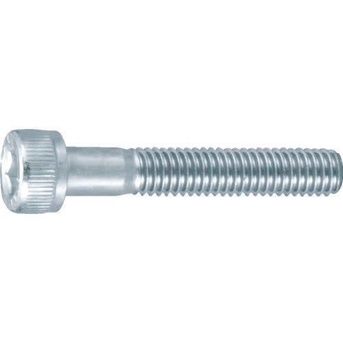 TRUSCO Hexagon Socket Bolt Trivalent White Half Thread Size M8 x 60 5 Pieces B730-0860