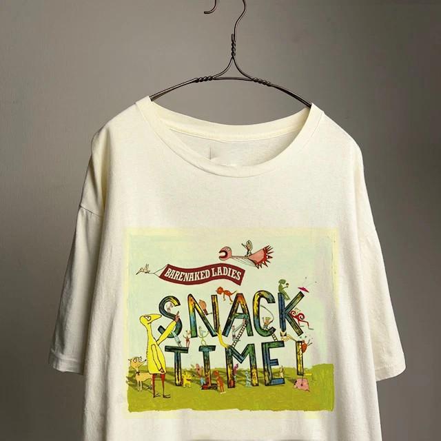 VTG Barenaked Ladies band snack time white T-shirt Unisex All sizes XZ1005 Unisex T-Shirt M