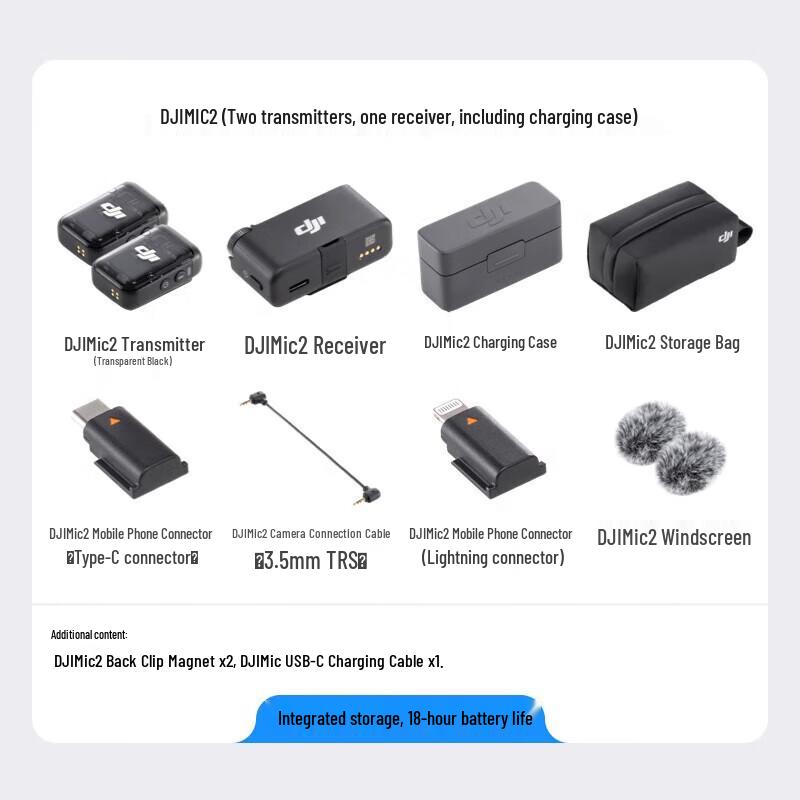 DJI Mic 2 Wireless Microphone System