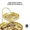 Umbra Accessory Brass and for and Poise Tray, Large, Gold, Rings, Earrings, Bangles, Jewelry.