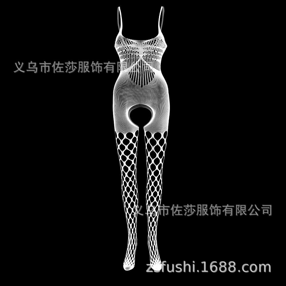 Sex underwear stockings new suspender jacquard hollow sexy net socks onesie net coat