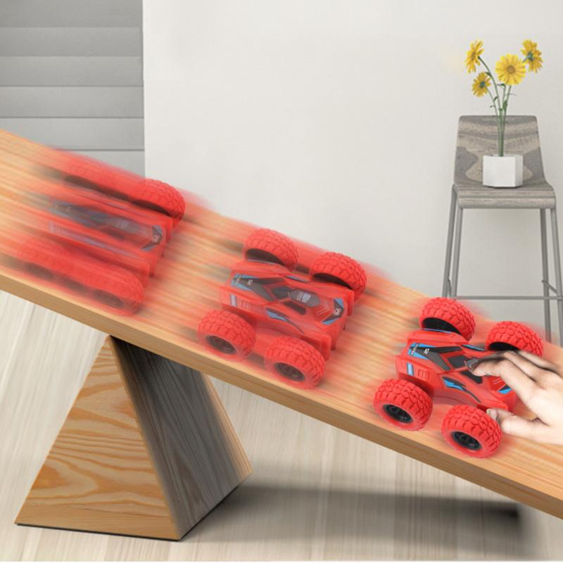 Fun Toy Cars Double-Side Vehicle Inertia Safety Crashworthiness and Fall Resistance Shatter-Proof for Kids Boy Toy Car