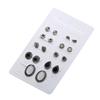 9pairs/set Concise Delicate Diamond Earrings Set