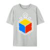 Speed Cubing Puzzle Cube Timer Graphic T Shirts Men Oversized ClassicShort Sleeve Tee
