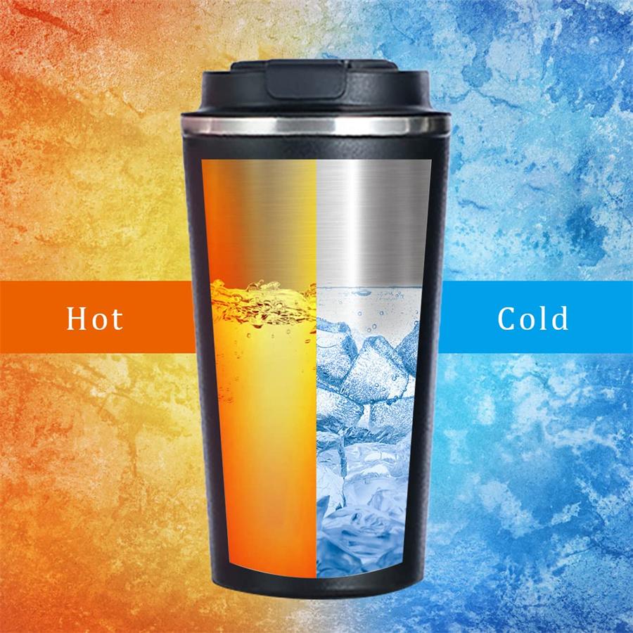 Edelstahl Smart Coffee Tumbler Thermosbecher mit intelligenter Temperaturanzeige Tragbarer Reisebecher 380 ml 510 ml