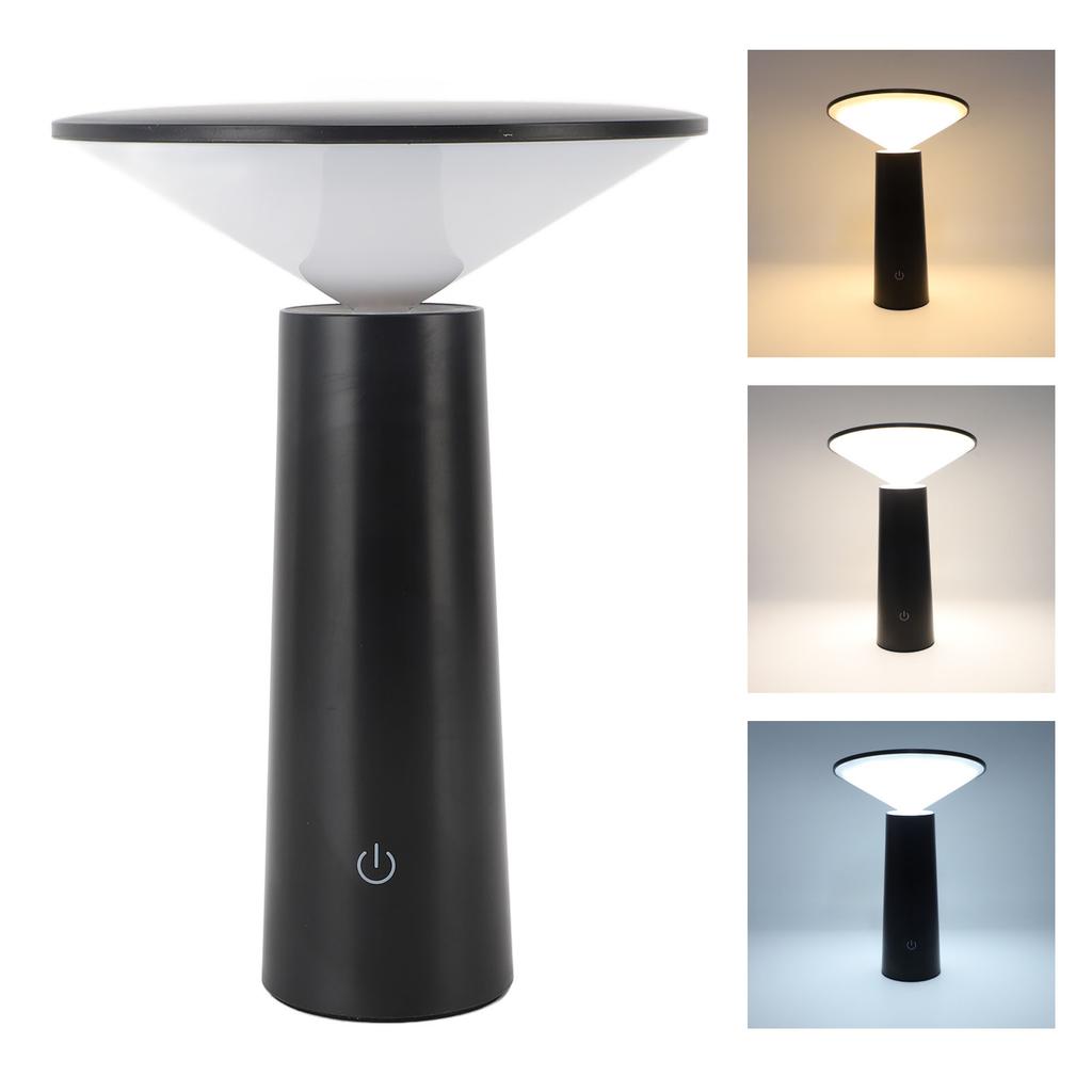 Lampa de masă cu unghi flexibil, reîncărcabilă, cu LED, cu intensitate reglabilă, lampă de birou, lampă de noapte pentru dormitor, sufragerie