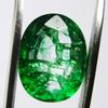 8 Ct Green Emerald   Natural Colombian Oval Cut Loose Gemstone Ring Size