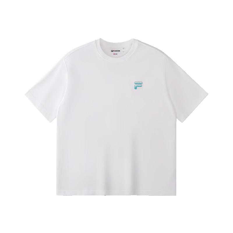 FILA FUSION Unisex Cool-Touch Cotton Loose Fit T-Shirt