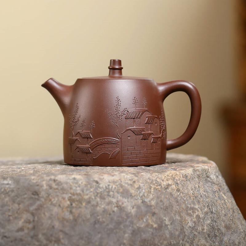 

260ml Yixing Purple Clay Teapot Handmade Zisha Tea Pot Chinese Beauty Kettle Tea Set Accessories Tradition Household Teaware