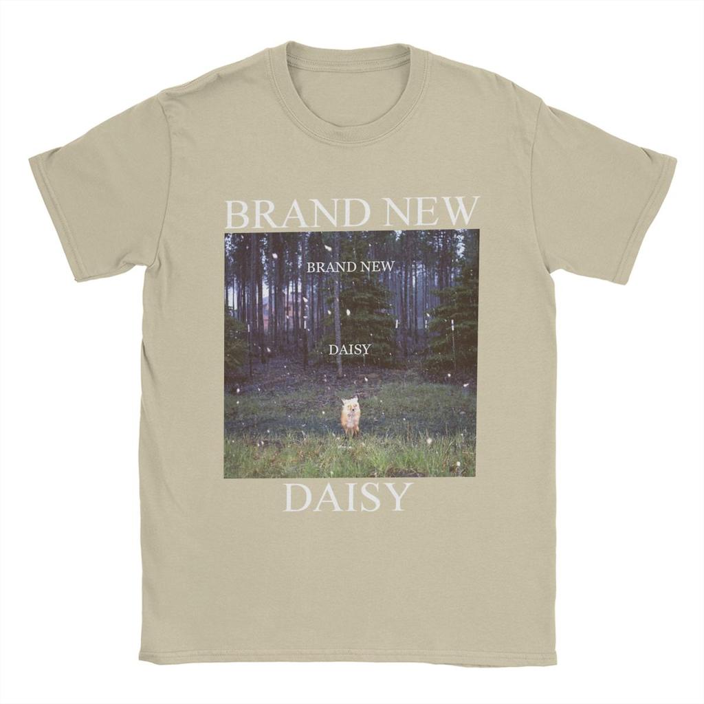 Brandneues Gänseblümchen T-Shirt Herren Reine Baumwolle Neuheit T-Shirt Rundhals Band T-Shirts Kurzarm Oberteile Geschenkidee