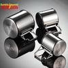 Qianxing 304 Stainless Steel Retro Camping Mug with Foldable Handle