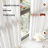 Yunpo Milky White Hook-Type Thermal Blackout Window Curtain