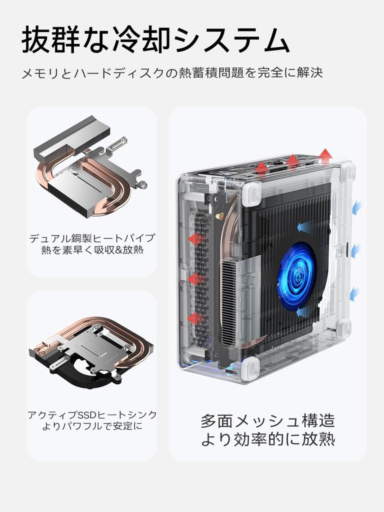 MINISFORUM NAB9 Mini Intel Core 32GB DDR4 1TB PCIe Windows 11 BT Dual 2 2 Quad Display Output PC, i9-12900HK, RAM, 4.0 SSD, Pro, Wi-Fi 6, 5.2,