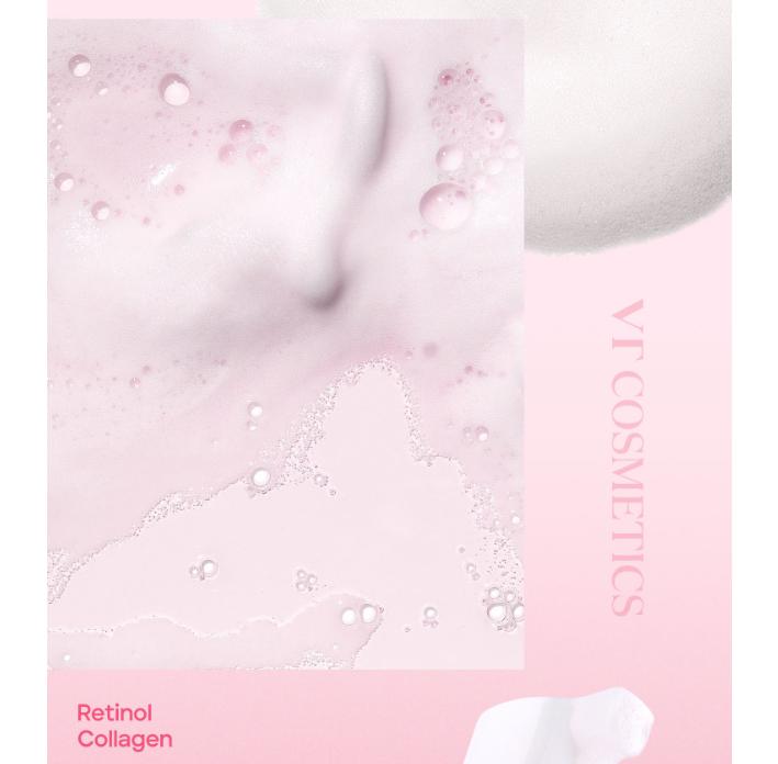 VT COSMETICS Retinol Kollagen Rosa Mikrobobleserum 70ml