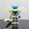 Dragon Form Two-Color Injection Molded Building Block Figure Set - Compatible Educational Toy for Boys