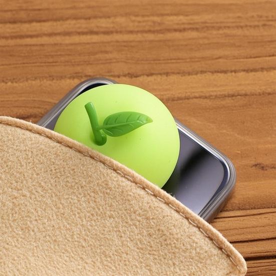 Simulated Red Fruit Squeeze Toy, Anxiety Relief Green Fruit Stress Ball, Focus Aid Relaxation Fruit Sensory Fidget Toy, Decompression Gadget
