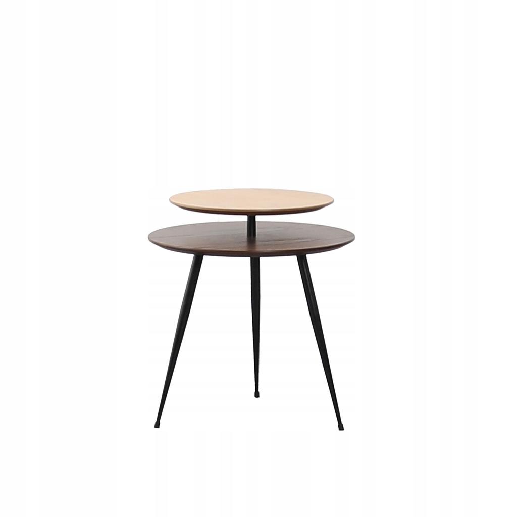 WOODEN COFFEE TABLE WITH 2 TOPS