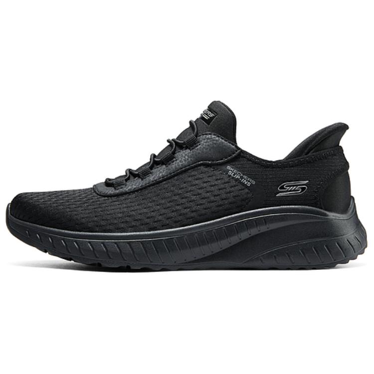 Кроссовки Skechers Bobs Sport на шнуровке Женские Черные 117504-BBK 36