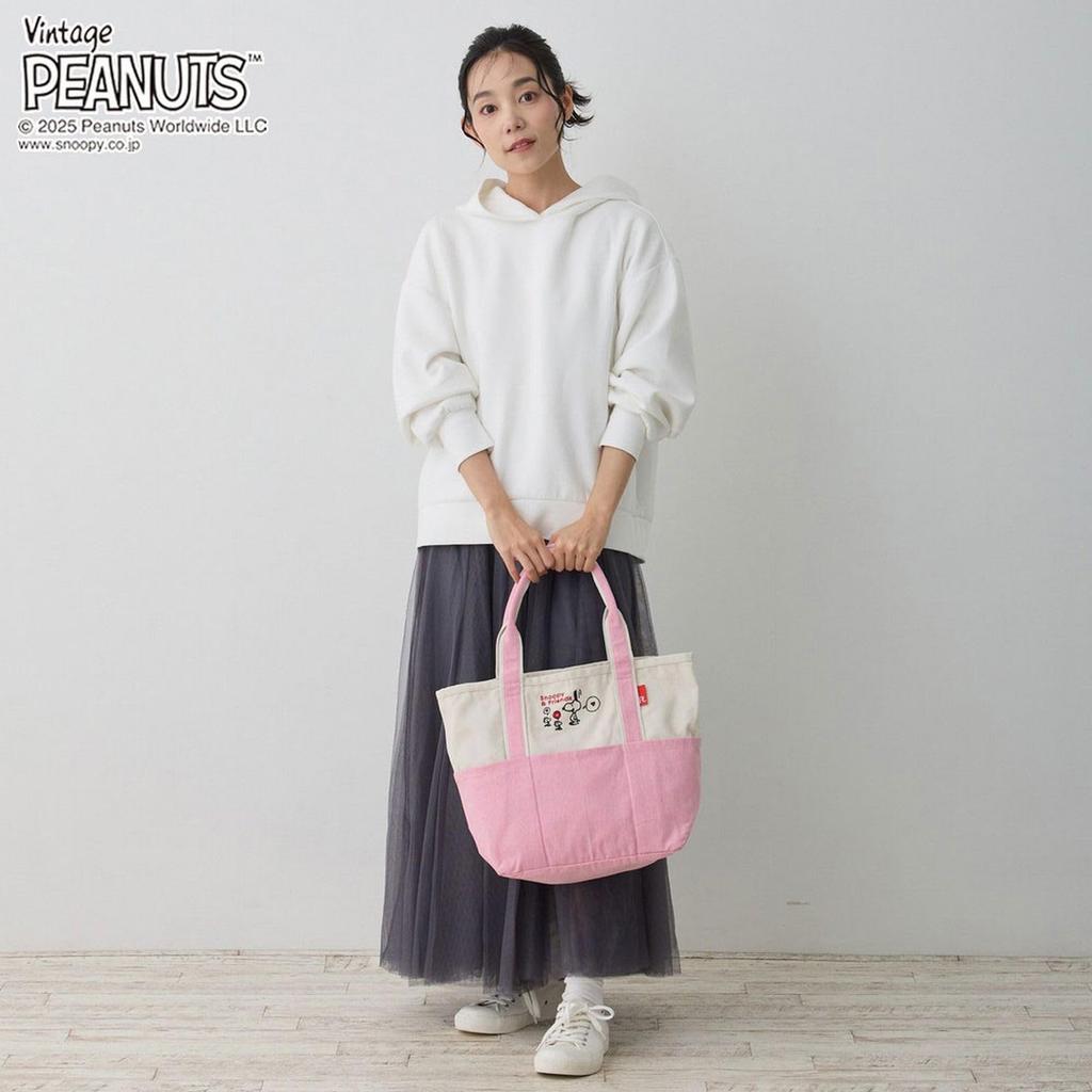 Rootote Snoopy Tote Bag IP Medium Peanuts 0D 8424 (01 Joe Cool)