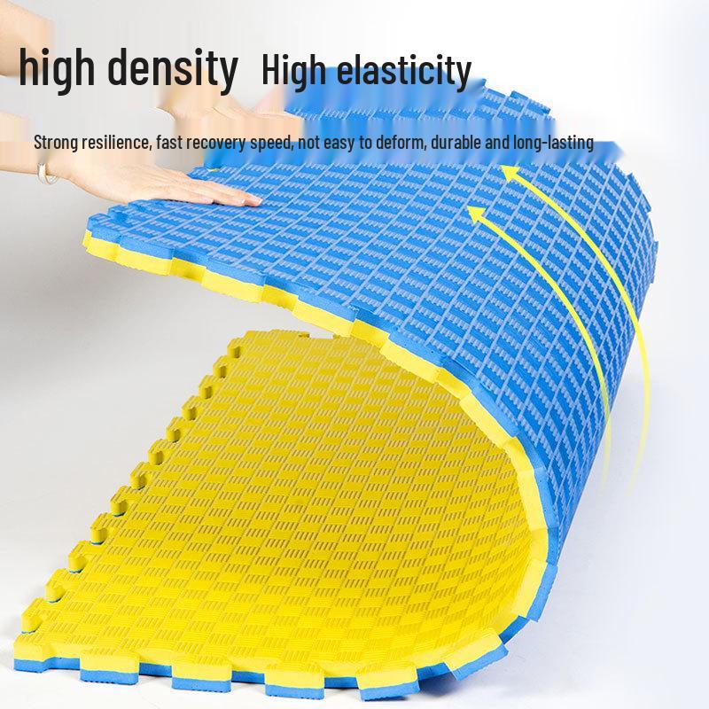 Silent Shock-Absorbing Taekwondo Mat: Large, Thick, Eco-Friendly Interlocking Foam for Indoor Use