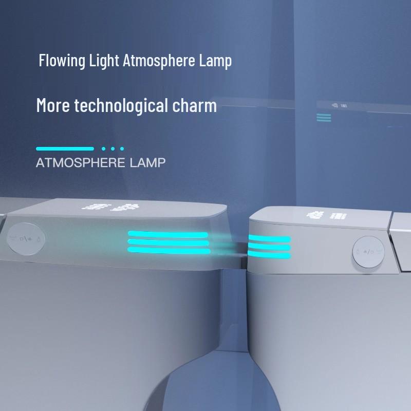 Genuine Smart Toilet with Automatic Flip Lid, Instant Heating, Voice Control, Siphon Technology, and No Water Pressure Limitations.
