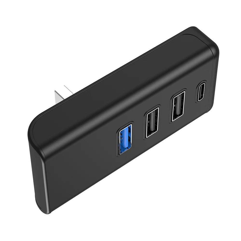 

Type C USB3.0 HUB 4 Ports Converter for Tesla Model 3/Model Y after 2013 Car Phone Cable Splitter Laptop PC Extend Adapter HUB
