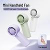 Portable Mini Handheld Fan with Lanyard – Strong Wind, USB Rechargeable, Pocket-Sized for Outdoor Use.