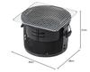 BUNDOK Mesh Cichirin Black BD-373BK [1-2 Person] Water-Cooled Outdoor