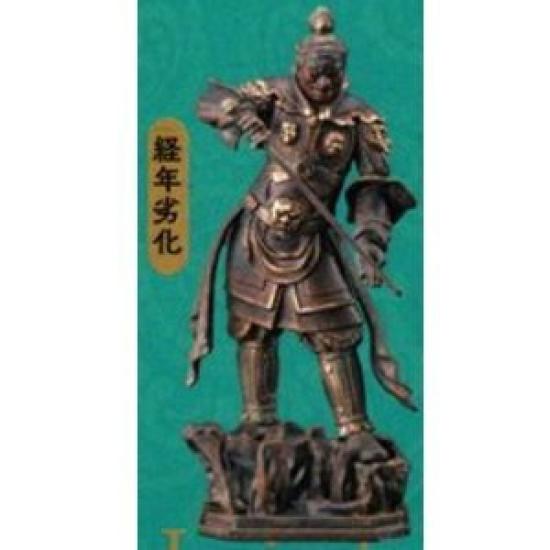 Capsule Q 3D Catalog of Buddhist Volume The Majestic Four Heavenly Kings Museum Japan's Treasures Statues, 3 [1. Jikokuten Aging] (Single Item)