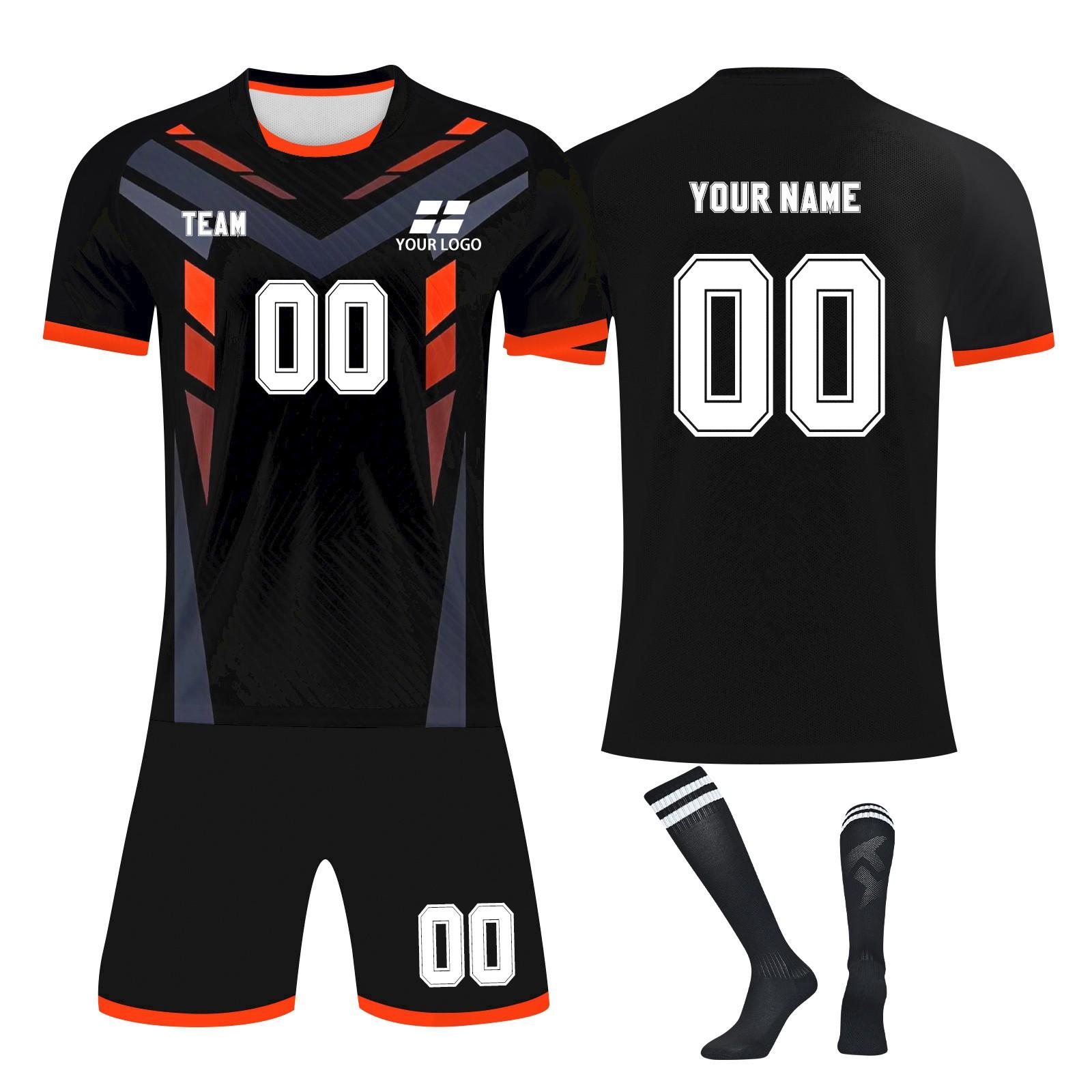 

Комплект персонализированных рубашек для мужчин и девочек с именем и номером, футбольные майки на заказ для мальчиков, тренировочный костюм S