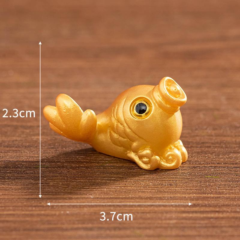 Ornament Creativ Zodia Cal Norocos Tradițional Statuetă pentru Casă Lingou Poate fi Rotit Decor pentru Casă Decor pentru Birou