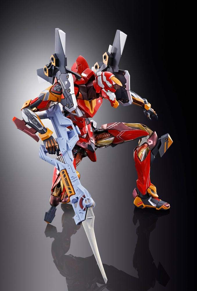 Bandai Figurine Evangelion Production Model Metal Build 22cm 4573102605047 - - Eva-02 -