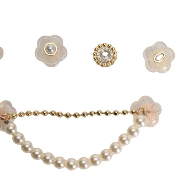 Crocs Brand Logo Acrylic Shoes Couple Style Unisex Shoes White 10014675