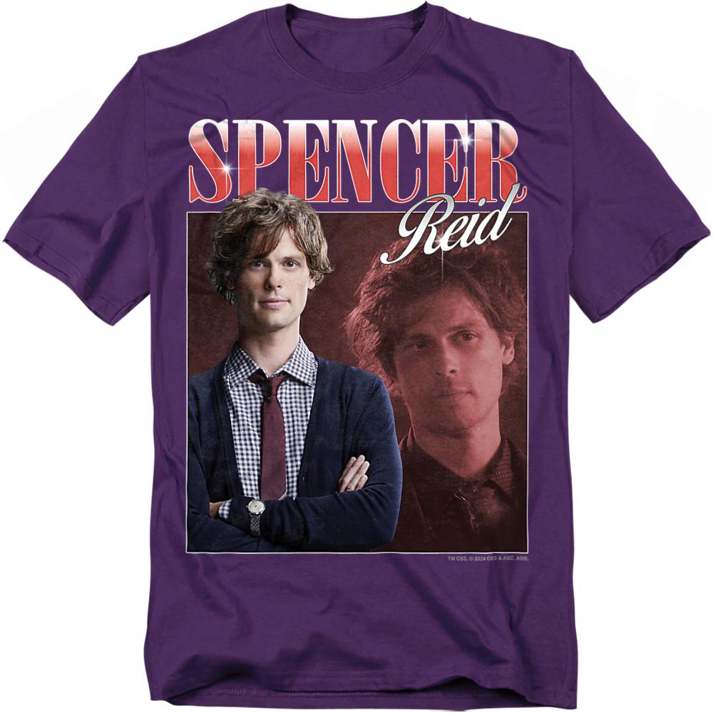 Criminal Minds Unisex Adult Spencer Reid Bootleg T-Shirt