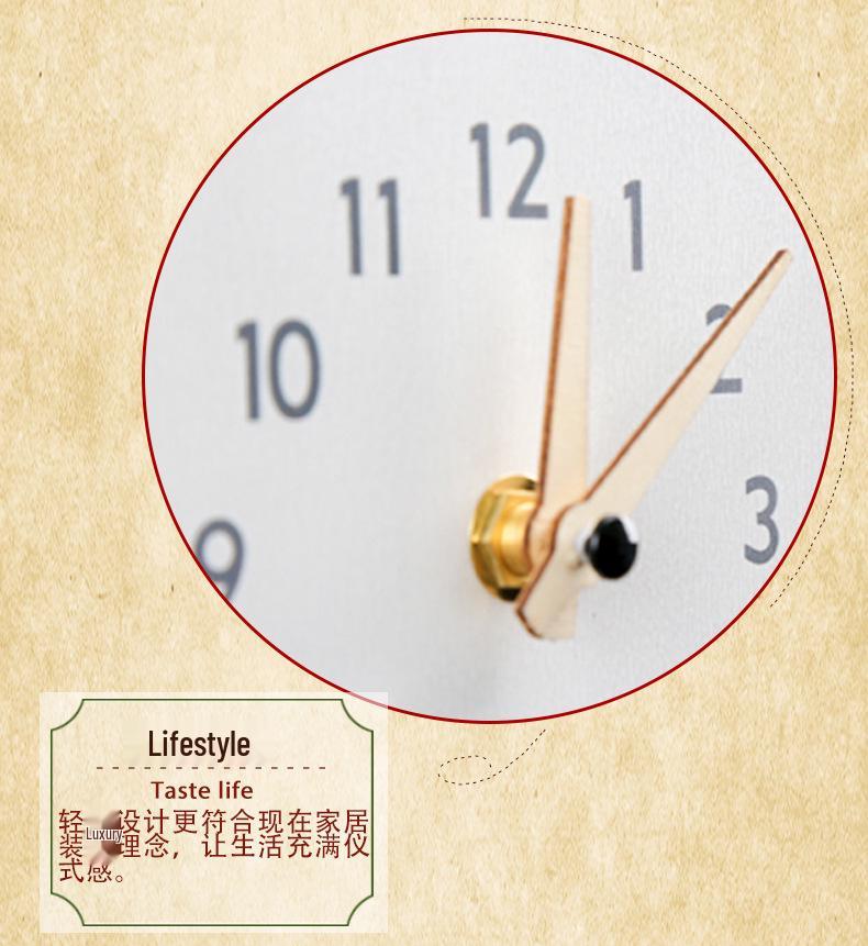 Slim Wall-Mount Cuckoo Clock with Hourly Chime for Living Room