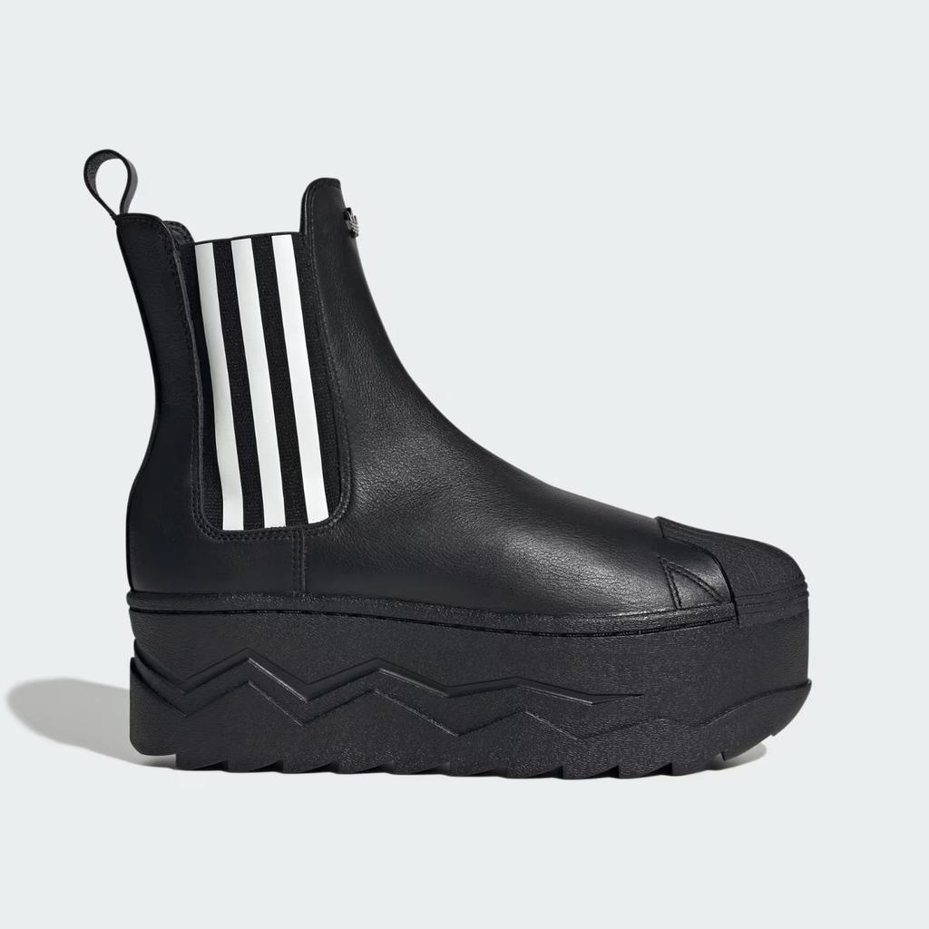JQ6707 Atmos Pink Adidas Originals Superstar PF Boots Black (Women's)