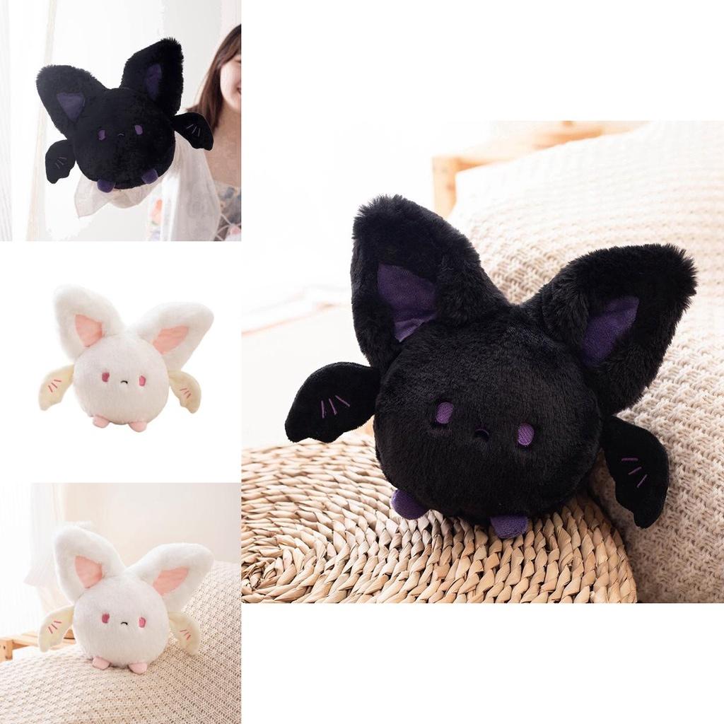 Cute Halloween Bat Round Plush Rabbit Pillow Cushion Wholesale