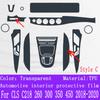 For CLS C218 260 300 350 450 2018- Gearbox Panel Navigation Automotive Interior Screen Protective Film TPU Anti-Scratch