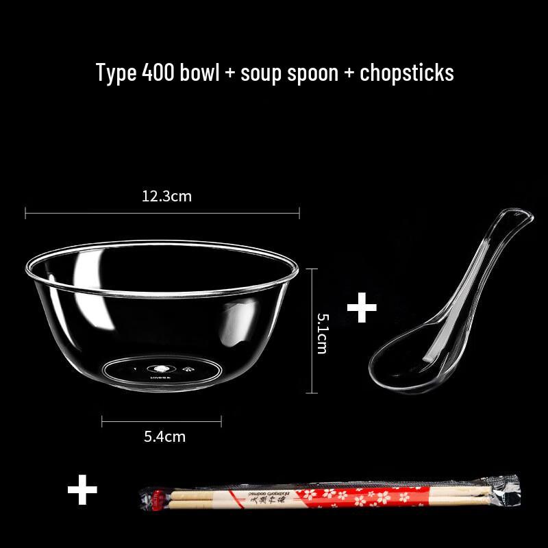 Handun Premium Disposable Plastic Soup Bowls
