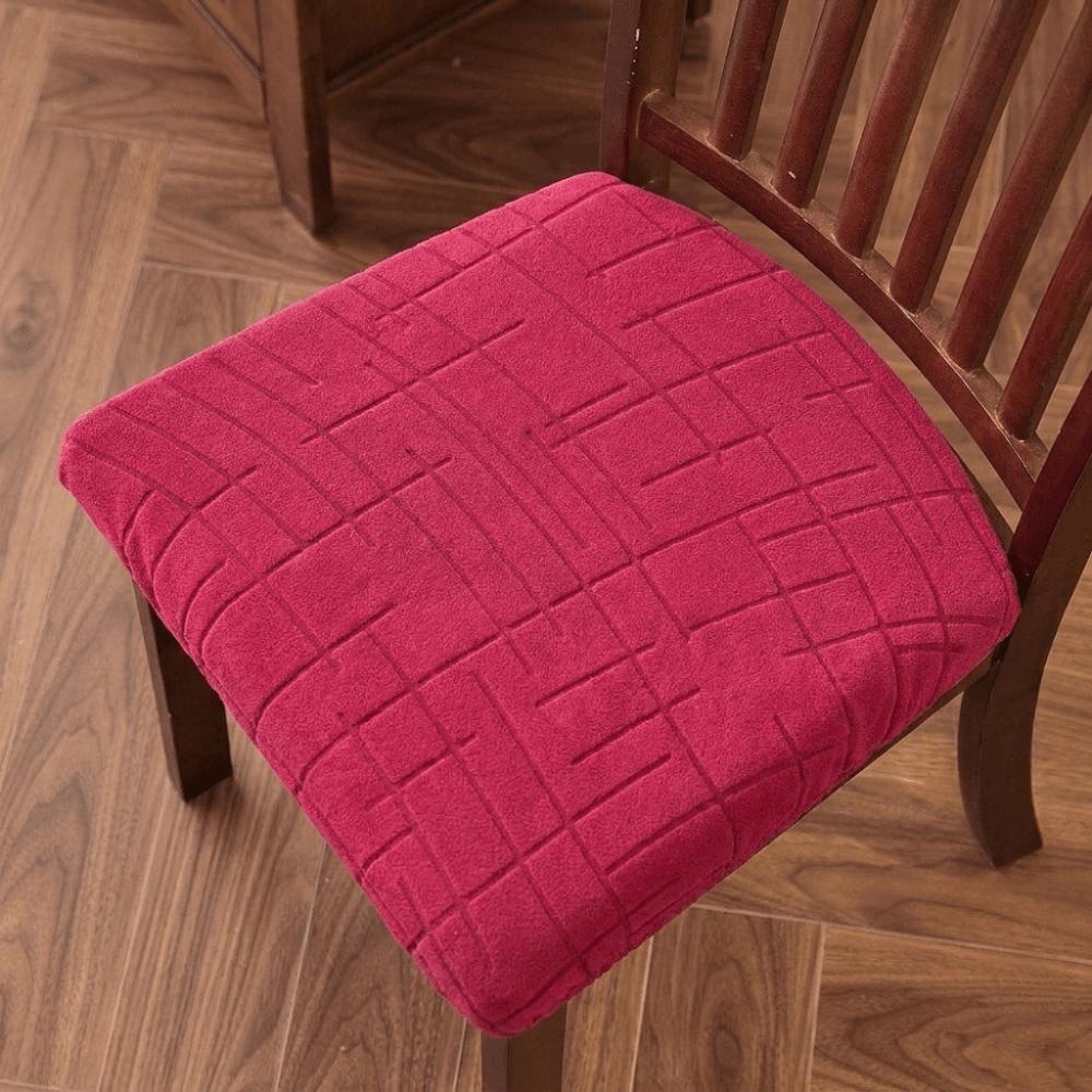 Non-Slip Chair Cushion Cover Anti-dirty Seat Protector Minimalist Jacquard Chair Slipcover  Holiday