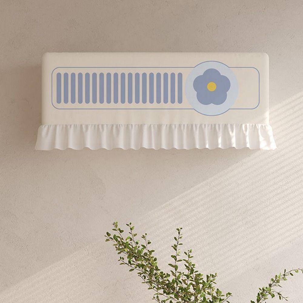 Cartoon Pattern Air Conditioning Cover Elastic Bands Air Conditioning Curtain  Room Decor