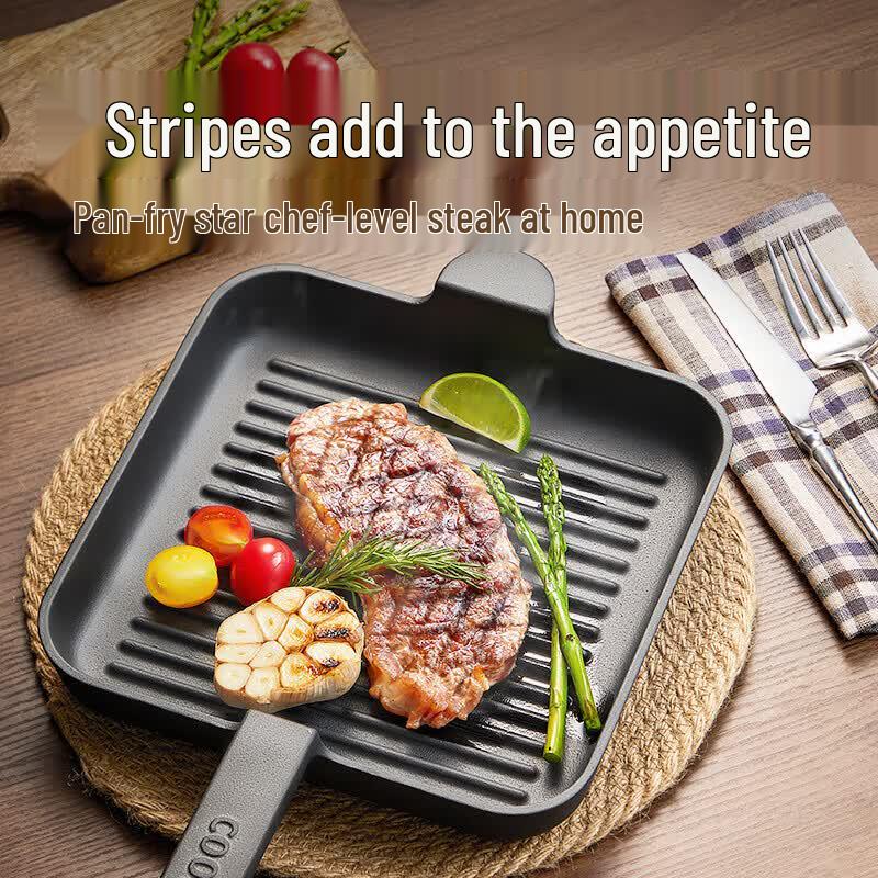 Cooker King Cast Iron Steak Pan