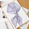 Fashionable Silk Letter Ribbon Scarf: Versatile Thin Neckwear for Spring & Summer