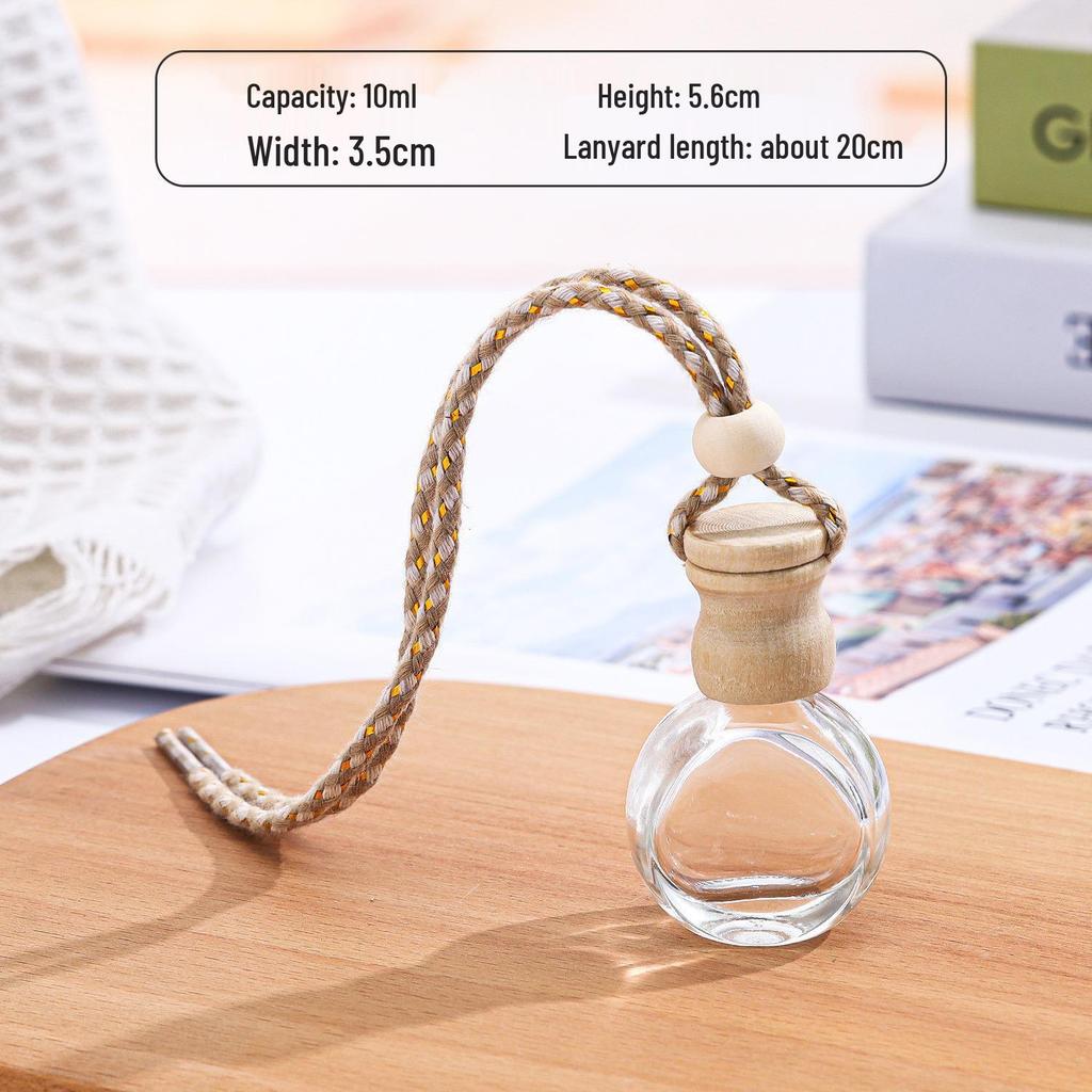 Creative Rope-Handle Glass Bottle Air Freshener and Flameless Diffuser