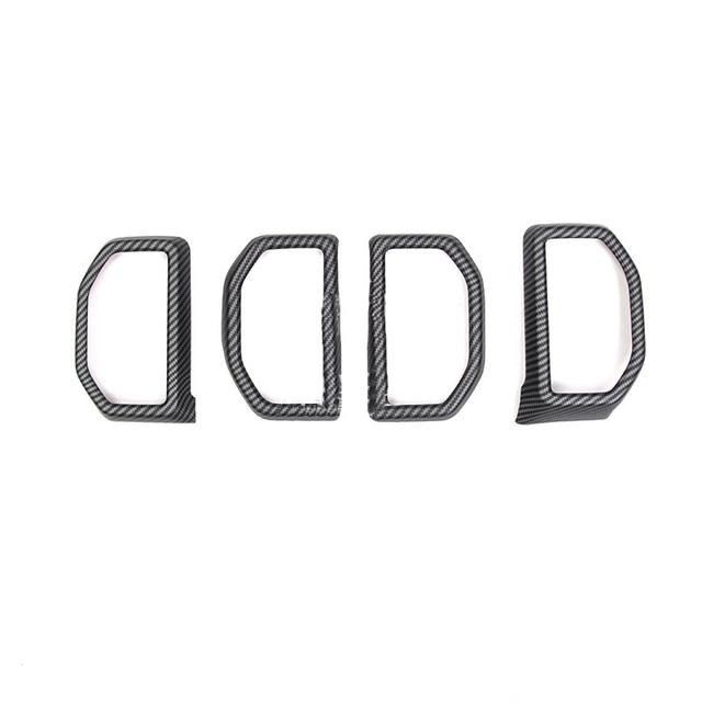 För Ford Bronco Sport CX430 Instrumentpanel Luftventil Utloppsskydd Trim Dekoration Bilstyling Autotillbehör