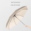 Light Luxury Automatic Long Handle Umbrella Enlarged Thickened Wind-resistant Rain-resistant Sunny Rainy Dual-use Golf Umbrella